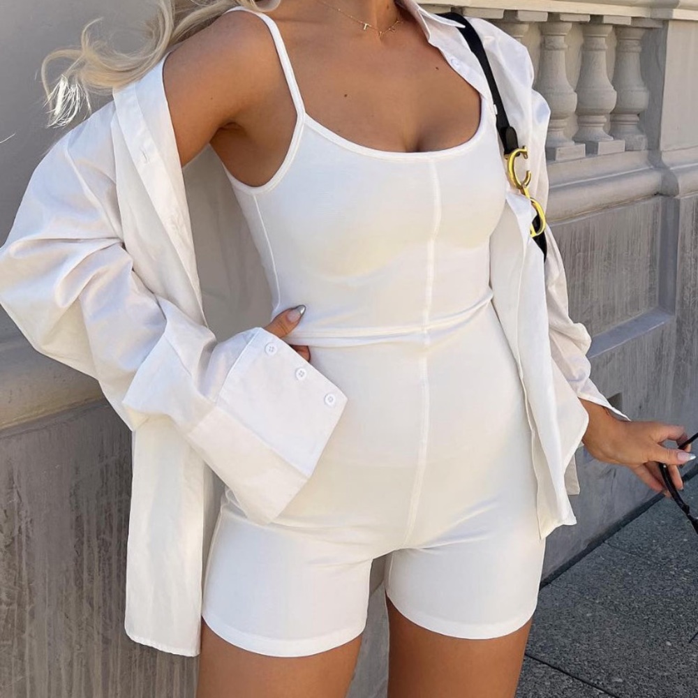 white fox Boutique clearly into you playsuit